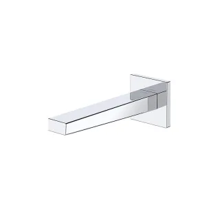 TOTO Automatikarmaturenauslauf, eckig, Unterputz, 2 l/min, Ausladung 175mm TLE25009E