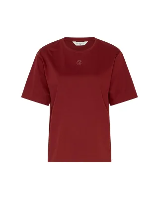 msch copenhagen - MSCHMelea Icon Tee syrah syrah - Gr. - L