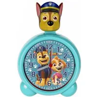 Miraval Quarzwecker PAW Patrol Kinderwecker Türkis Leise, Analog & mit Licht