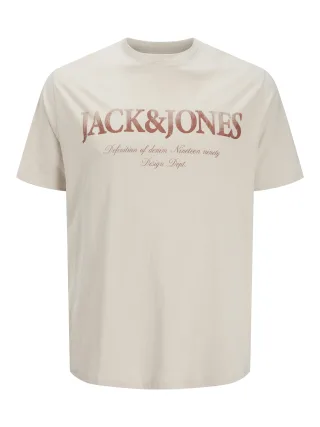 JACK&JONES - JJDEVIN DAYTONA PRINT TEE SS CN PLS Moonbeam