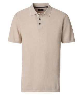 CASAMODA - Polo-Shirt beige - Gr. - XXL