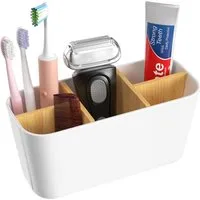 TUWENA Zahnbürstenhalter 5-Fach Toothbrush Holder,Multifunktional Elektrische Zahnbürstenhalter