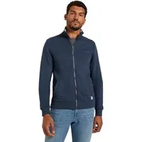 TOM TAILOR Sweatjacke mit halswärmendem Stehkragen