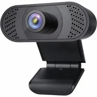 Diyarts Full HD-Webcam (Full HD 1080P, USB 2.0 (kabelgebunden), Full HD 1080P Webcam mit Mikrofon, 90° Weitwinkel, Plug & Play)
