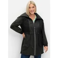 Sheego Allwetterjacke Outdoorjacke Langarm in leichter, wasserabweisender Qualität