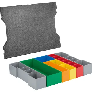 Bosch Boxen für Kleinteileaufbewahrung inset box Set 13 Stück, Passend zur L-BOXX 102 - 1600A016N8