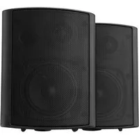 Pronomic USP-540 Paar HiFi Wand- Lautsprecher (keine Netzwerkstandard, 40 W, 2-Wege Speaker Boxen - ideal für Gastronomie und Terasse)