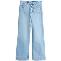 Next Weite Jeans Jeans mit weitem Bein und Tasche, Kurzgröße (1-tlg)