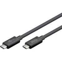 USB4 Version 2.0 Kabel, USB-C Stecker > USB-C Stecker, 80Gbit/s schwarz, 1,2 Meter, Laden mit bis zu 240 Watt
