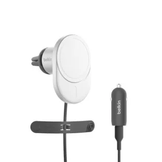 Belkin Magn.kabelloses Kfz-Lade- gerät Qi2(15W),incl.20W Netzteil