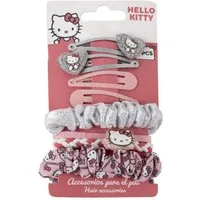 Cerda Haarclip Hello Kitty 8-Stück Haaraccessoire für Alltag & Party