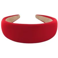 axy Haarreif Breiter Haarreif mit Stoff gepolstertes Candy Colours, Vintage Damen Haareifen Haarband