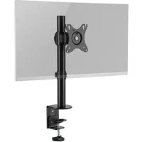 RICOO Monitor-Halterung Monitor Tischhalterung mit Schwenk- und Neigefunktion TS3411, (bis 32 Zoll, VESA 75x75 und 100x100, 1-tlg., 8 kg Belastbarkeit, von 43-81 cm (17"-32) Bildschirm-Diagonale, neigbar +/-30°, schwenkbar bis 180°, drehbar bis 360)