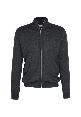 seidensticker - MERINO ZIP JACKET Anthra Mélange - Gr. - XXL