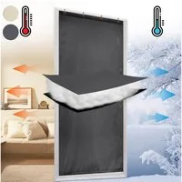BTTO V&G Raumteiler Vorhang blickdicht,Türvorhang thermo,Verdunkelungsvorhang ösen, 1-tlg., Thermoisolierend, lichtundurchlässige, deko Wohnzimmer Schlafzimmer