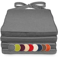 sunnypillow Stuhlkissen 4er Set Stuhlkissen 40 x 45 x 5cm