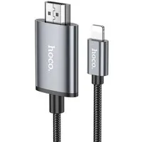 hoco. UA27 HDMI-Kabel, HDMI, kompatibel mit iPhone Anschluss, (200 cm), Full HD 1080p Videoübertragung auf HDMI Displays
