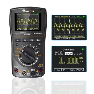 Mustool 10MHz Bandwidth 50Msps Sampling Rate MT8210PRO Auto Oscilloscope with High-Frequency Testing ACV Precision Measu