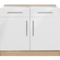 wiho Küchen Unterschrank Cali 100 cm breit, ohne Arbeitsplatte