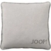 JOOP! Dekokissen JOOP! Uni-Doubleface Kissen mit Füllung 651136 rauch-graphit 50x50 cm