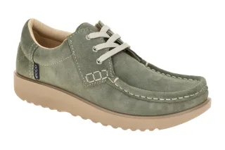 Ecco 32000361477 Damen Schn?r-Halbschuhe Gr?n Smokey Olive Bequem & Flexibel