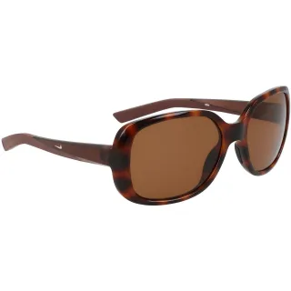 Nike - Quadratischer Rahmen-Sonnenbrille für Damen (Schildkröte Farbe/Braun)
