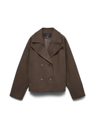 VERO MODA - VMVINCELINE SHORT JACKET NOOS Chocolate Brown - Gr. - L
