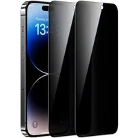 AVANA Schutzfolie Panzerglas für iPhone 15 Plus Sichtschutz Panzerfolie 9H Schutzglas, (2-St), Blickschutz, Anti-Spy Panzerfolie