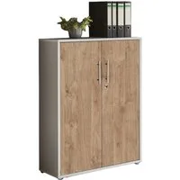 BMG Möbel Aktenschrank Office Edition (ideal für Aktenordner) 3 OH, abschließbar, Hochglanz lackiert oder matt