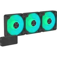 FP1-120-3 Pack, Gehäuselüfter schwarz, 3er Pack, 120 mm