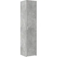 vidaXL Highboard Highboard Betongrau 40x42,5x185 cm Holzwerkstoff (1 St)