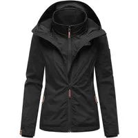 Marikoo Outdoorjacke Erdbeere sportliche Funktionsjacke mit Kapuze