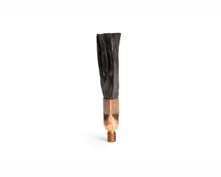 ELMAG Kohlefaserpinsel mit Messing-Hülse - Größe M - AG M6 - 58585
