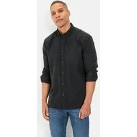 camel active Langarmhemd aus reiner Baumwolle Langarm Button-Down