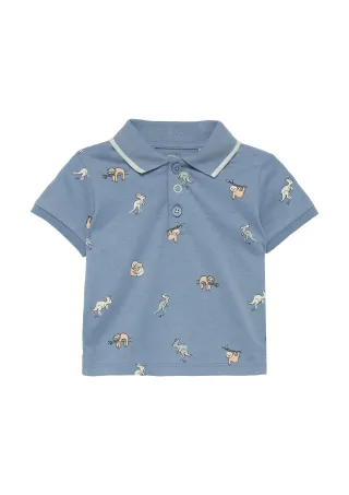 s.Oliver - Polo-Shirt blau - Gr. - 80