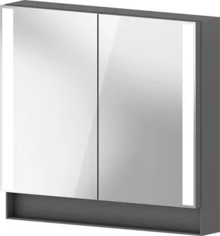 Duravit Qatego Spiegelschrank Graphit 800x155x750 mm - QA7151049492010 QA7151049492010