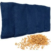 Amilian Kirschkernkissen 55x20 cm - Wärmekissen, Kältekissen 100% Kirschkerne, mikrowellengeeignet, ideal zum Entspannen zu Hause, für Mikrowelle geeignet, als Wärme- und Kältekissen verwendbar