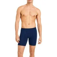 Tutku Elit Langer Boxer 3er-5er Pack Herren Boxershorts langes Bein – Schwarz, Weiß, Navy Blau (3-St) Langes Bein-Design - Elastische Taille
