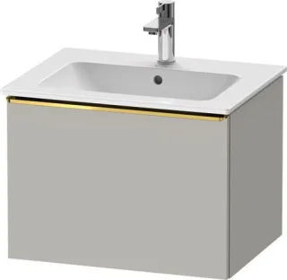 Duravit D-Neo Waschtischunterbau wandhängend Betongrau Matt 610x462x440 mm - DE4261034070000 DE4261034070000