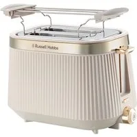 RUSSELL HOBBS Toaster Brontë Stone 26761-56, 980 W, 2 extra breite Toastschlitze, 6 Bräunungsstufen, matt, Auftaufunktion
