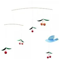 Flensted Mobiles Dekoobjekt Cherry Birds Multicolor (45x42cm)