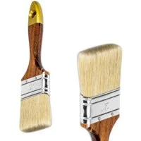 Prima-Online Flachpinsel PREMIUM Flachpinsel, Naturborsten, Lackierpinsel Holz-Griff lakiert, (1 St., Flachpinsel 1'', 25mm)