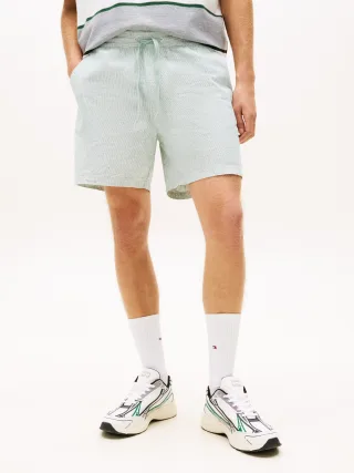 Tommy Jeans Shorts "TJM LINEN BLEND STRIPE" Regular fit mit elastischem Bund