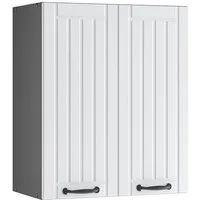 Vicco Hängeschrank Fame-Line, Weiß Landhaus/Anthrazit, 60 cm (1-St)