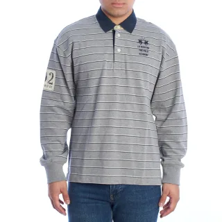 Herren-Poloshirt mit bequemer Passform und langen Ärmeln UMP304-JS336