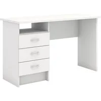 Home affaire Schreibtisch Function Plus, Arbeitstisch, Bürotisch, Computertisch mit 3 Schubladen, Breite 120 cm, Tiefe 48 cm