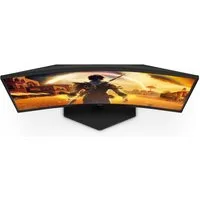 AOC C24G42E Gaming Monitor 24 Zoll gebogen schwarz/rot Gaming-Monitor (Full HD px)