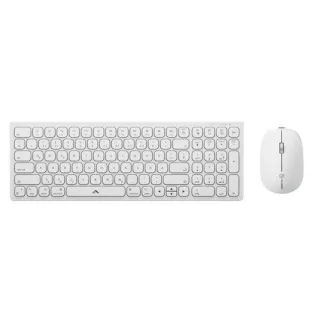 Alogic Echelon Compact USB-C BT Keyboard German + Mouse White