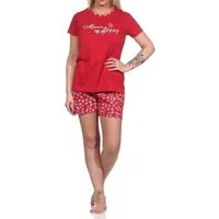 Normann Pyjama Damen Shorty kurzarm Pyjama in maritimer Optik - 122 10 753