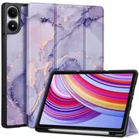 Fintie Tablet-Hülle für Xiaomi Redmi Pad Pro 12.1 Zoll 2024 - Soft TPU Rückseite Abdeckung, Schutzhülle mit Stifthalter und Auto Schlaf/Wach Funktion